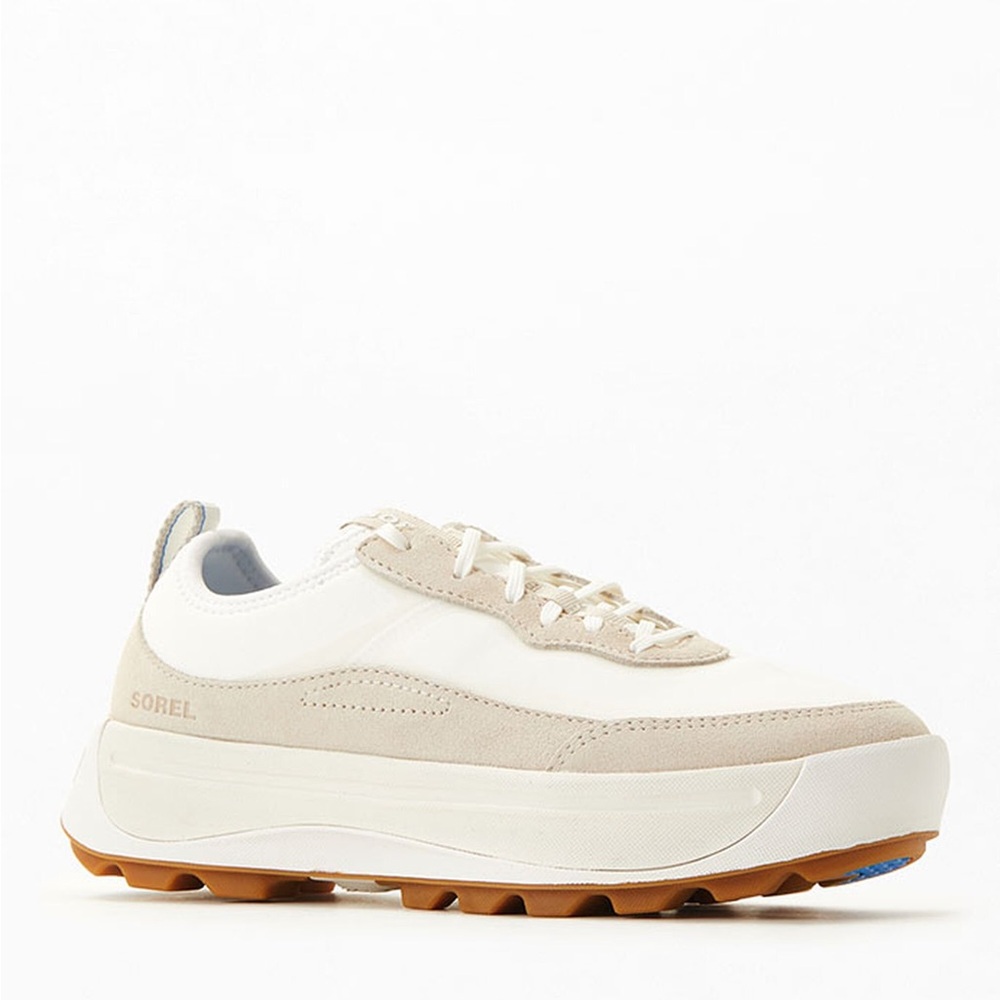 Sorel Women's White & Tan Platform Sneaker